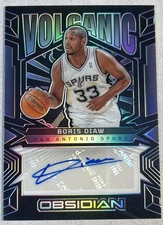 2024-25 Panini Obsidian VS-BDS BORIS DIAW Auto Volcanic /149 Spurs