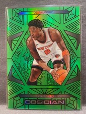 2024-25 Panini Obsidian - OG Anunoby #127 Electric Etch Green Flood /25