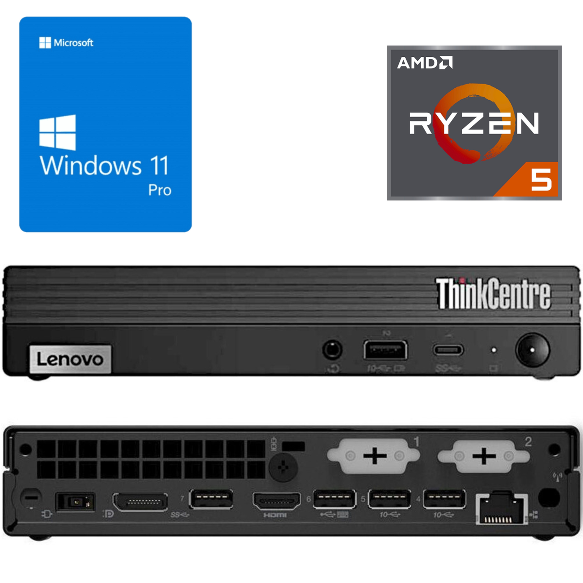 Lenovo ThinkCentre M75q (Gen 2) Ryzen 4650GE 8/16/32GB 256/512