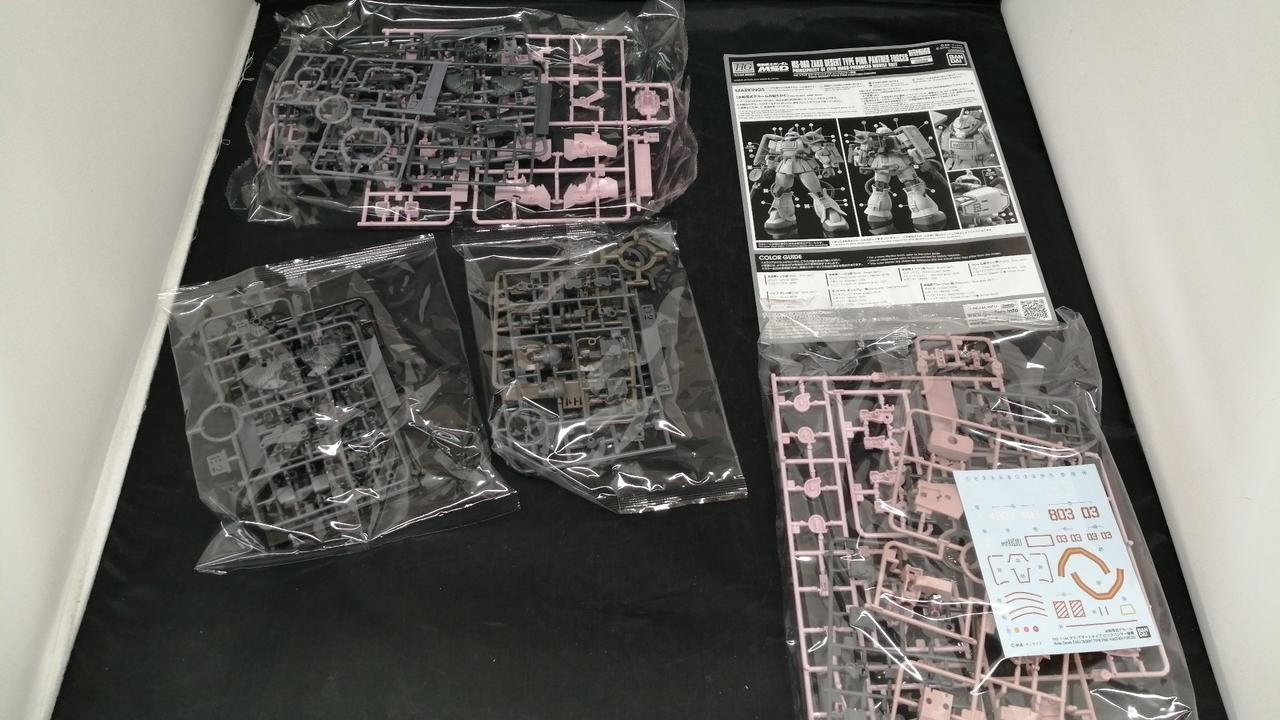 BANDAI HG Zaku Desert Type Pink Panther Force Aircraft 1/144 Scale Gunpla thumbnail 7