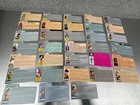 33 Vintage 1980’s Hasbro GI Joe Action Figure File Card Lot ARAH
