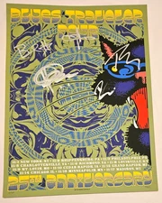 Blues Traveler Band Signed Poster 25th A Tour 2019 #/200 Derek Hatfield NM #C1