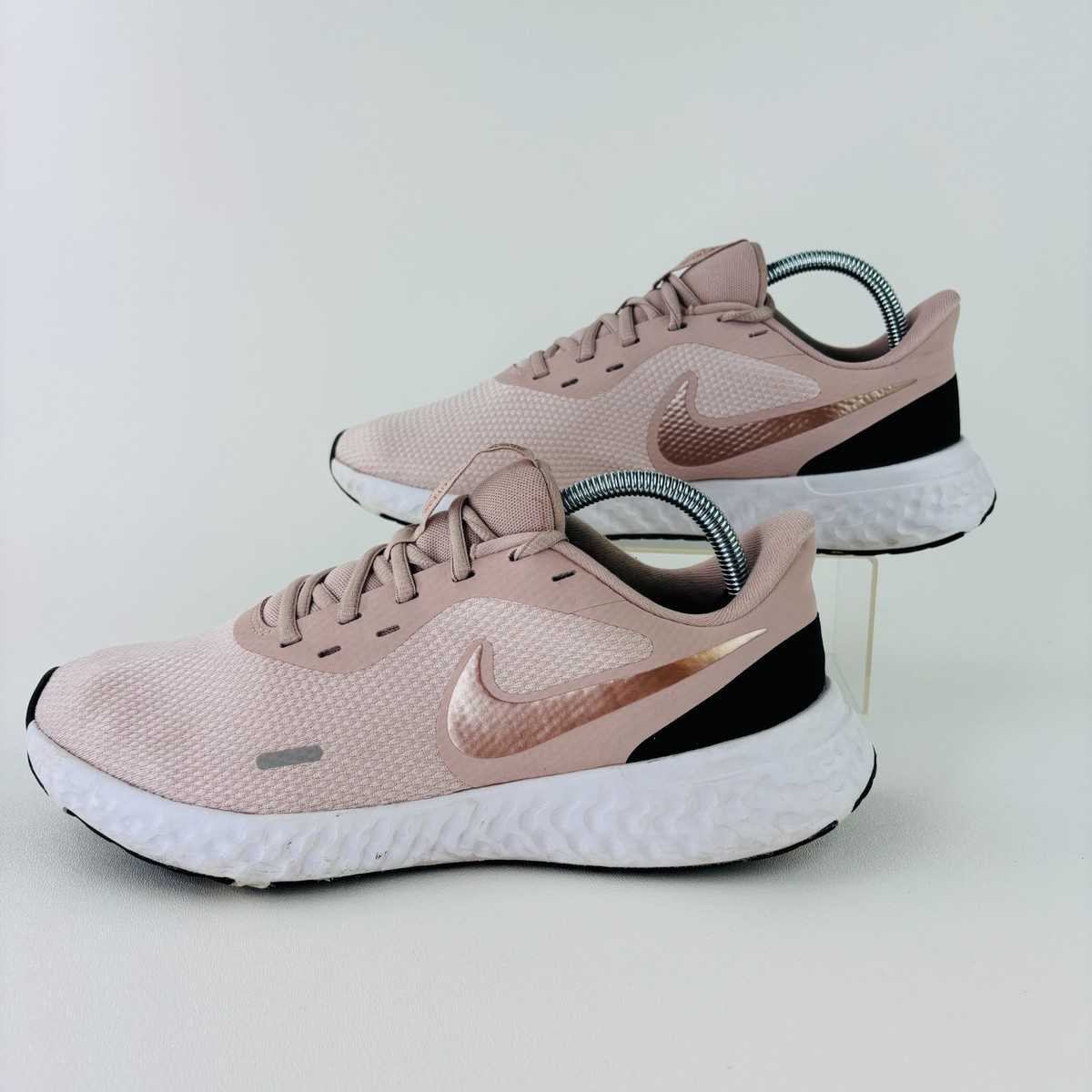 Nike Women's Size 11 Revolution Running Shoe, Barely Rose Pink BQ3207-600