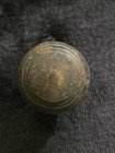 Vintage Brass Cabinet Drawer Pull Knobs Set of 3 Round Farmhouse Style Furniture — photo 4