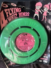 Whiz Rings Flying Discs in Package. Set Of 4 from the ‘70’s!