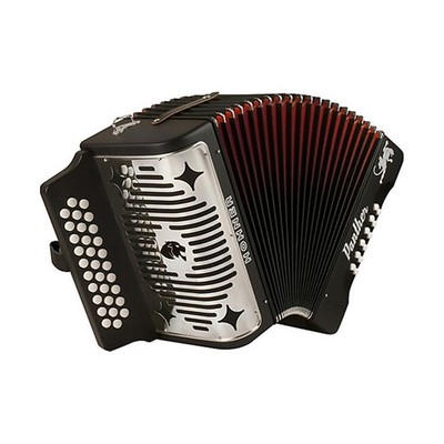 Hohner HA3100 Black Panther Diatonic Button Accordion