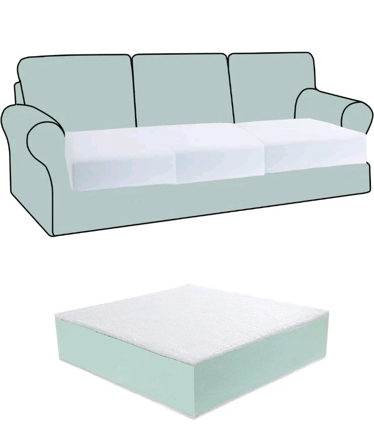 HOMBYS Couch Cushion Replacement 6 Inch Thick 24"x27"
Opens in a new window or tab