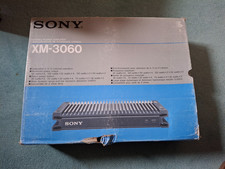sony old school amplifier multi 6 channel amp XM3060 XM 3060 NEW retro install