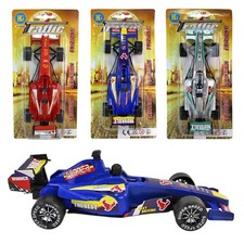 Einsitzer Rennwagen Spielzeug mit Rückzug - ca. 19 cm Rennauto Kinder