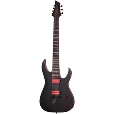 Schecter Sunset-7 Red Dawn 7-String Guitar Gloss Black B-STOCK