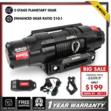 Electric Winch 6000LBS 5000LBS 3500LBS Remote Towing UTV ATV Winch 4WD Boat 12V