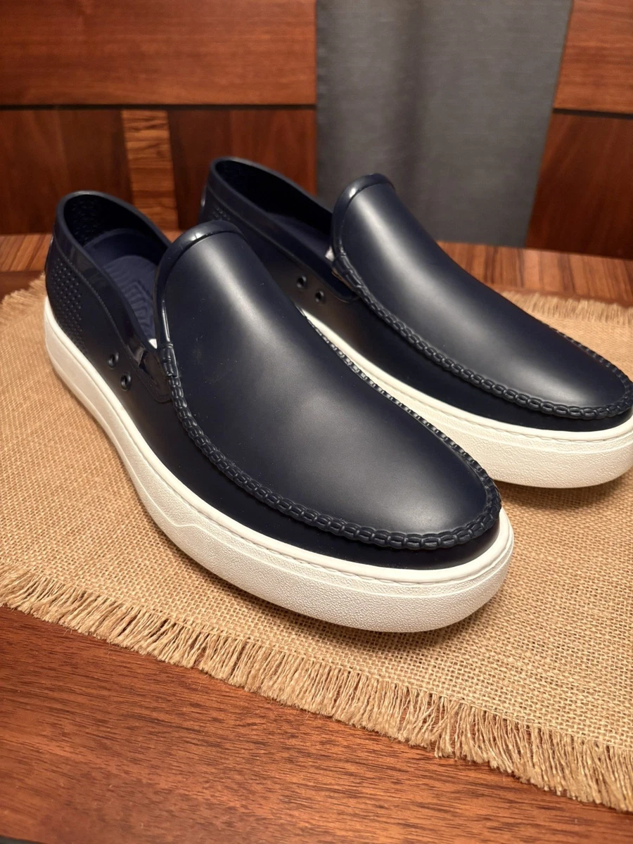 Salvatore Ferragamo Blue Solid Casual Shoes for Men for sale | eBay