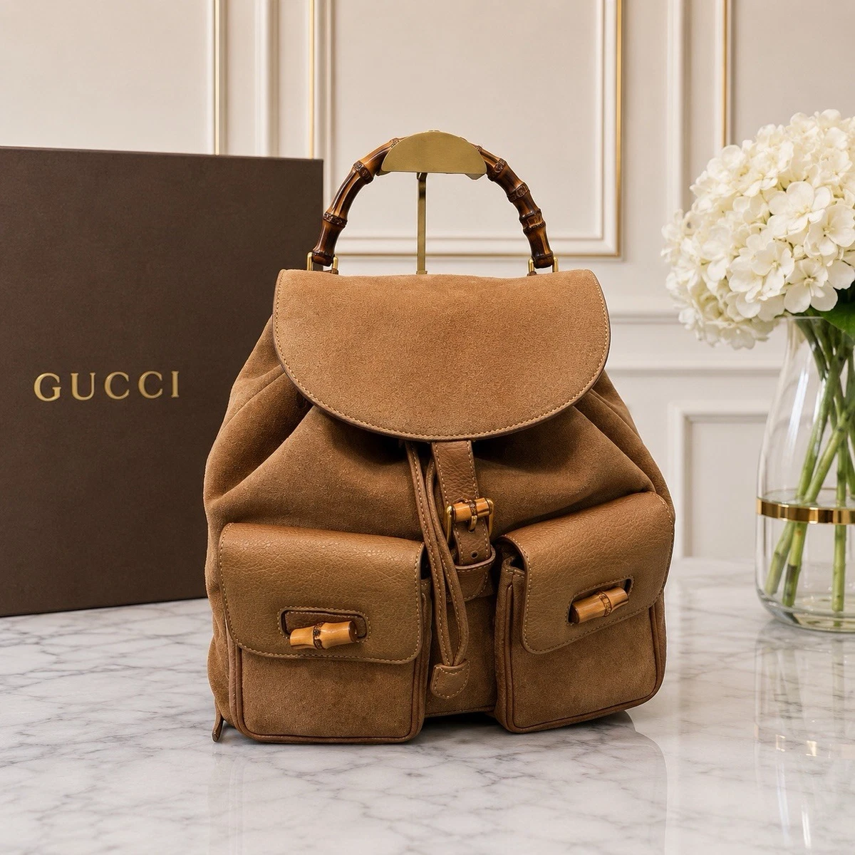 Gucci Bamboo Backpack Brown Bags & Handbags for Women for sale | eBay
