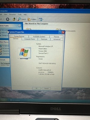 Vintage Dell Latitude D505 Laptop Windows XP - 1.49GHz,512MB of
