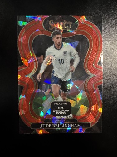 2026 Select World Cup Jude Bellingham Red Ice Prizm- England