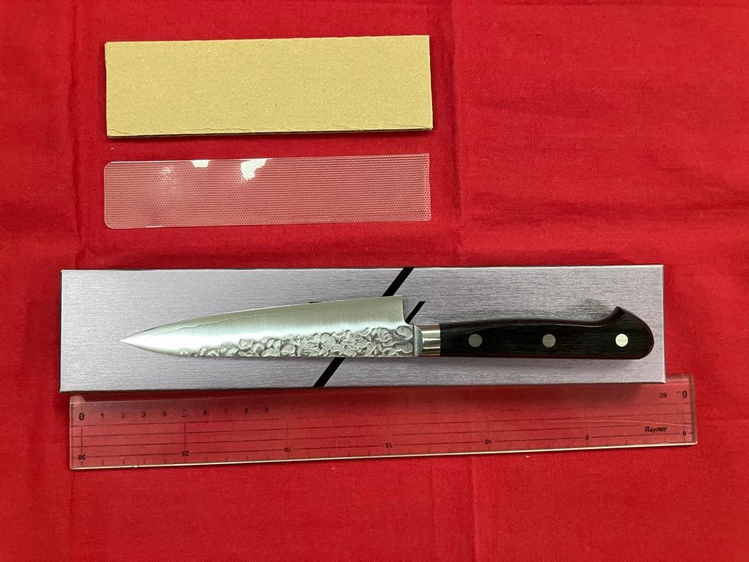 Unused Takamura Houourin Petty Knife 130mm VG10 Hammered Finish