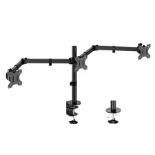 Triple Monitor Desk Mount,Three Monitors Stand Fits 3 Screens up to 27 Inch,Load