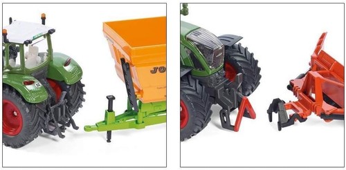 siku 3285, Fendt 724 Vario Tractor, 1:32, Metal/Plastic, Green, Ackermann steeri - Picture 7 of 10