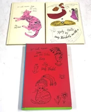 Rare Andy Warhol – 25 Cats Name Sam + Holy Cats – 1988 UK 2 Book Set w/ Slipcase