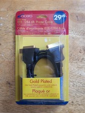 Cicero Gold Plated IEEE 1284 6ft. Printer Cable DB25 M- Centronics 36 M IN BNIB