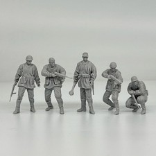 1/35 Military German Soldiers RESIN FIGURE MODEL KIT Unassembled Unpainted NEW