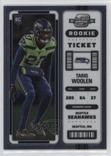 2022 Panini Contenders Optic Rookie Ticket Tariq Woolen #100 11ur