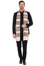 Men's Ivory Shawl Bamboo Scarf Stole Soft Winter Warm Wrap