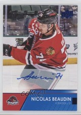 2021-22 Upper Deck AHL Auto Nicolas Beaudin #6 Auto ek6