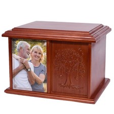 Double Urn for 2 Adults, Urns for Ashes for Man Women, Tree of Life Cremation...