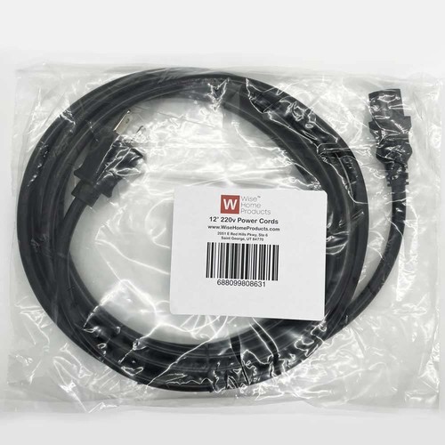 220-250v UL Heavy Duty Power Cord for BITMAIN APW3++, Antminer, and 12 Foot - Picture 2 of 3