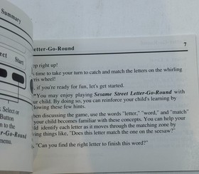 Sesame Street ABC Instruction Manual NES Original Nintendo