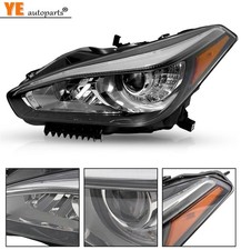 Left Driver Headlight For 2015 2016 2017 2018 2019 Infiniti Q70 Non AFS Headlamp