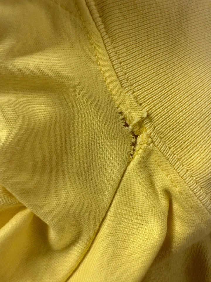Tommy Hilfiger Mens Yellow Long Sleeve Turtleneck Shirt L - Image 4 of 4
