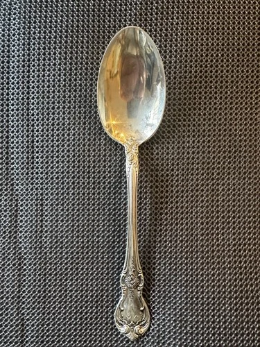 Towle Old Master Sterling Silver Serving Spoon Monogram V