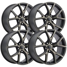 Set Of 4 Replica Fr75 Trackhawk 20x9 5x5 35mm Blackbronze Wheels Rims