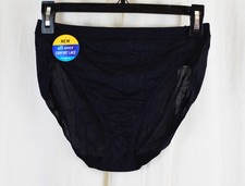 Vanity Fair Womens Effortless Panties Everyday Wear Black Size 7 L 