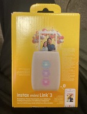 Fujifilm Instax Mini Link 3 Portable Smartphone Printer Clay White NEW