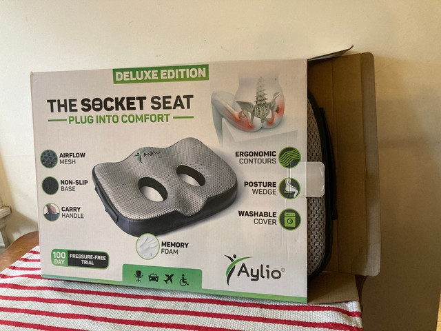 Aylio Coccyx Orthopedic Comfort Foam Seat Cushion