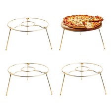 4 Pack 9 Inch Pizza Stand Holder, Metal Food Display Riser for Party  Buffet ...