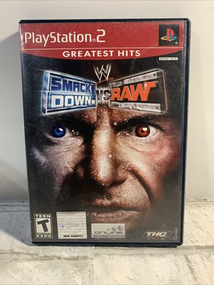 WWE SmackDown vs. Raw (Sony PlayStation 2, 2004) w/ Manual CIB Tested