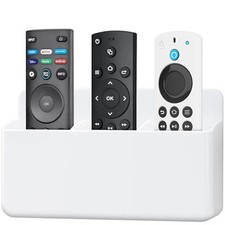 3 Slot Remote Control Holder Wall Mount, TV Remote Holder, Self Adhesive