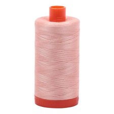 Mako Cotton Solid Embroidery Sewing Thread A10502420 Fleshy Pink 50wt 1422 YD