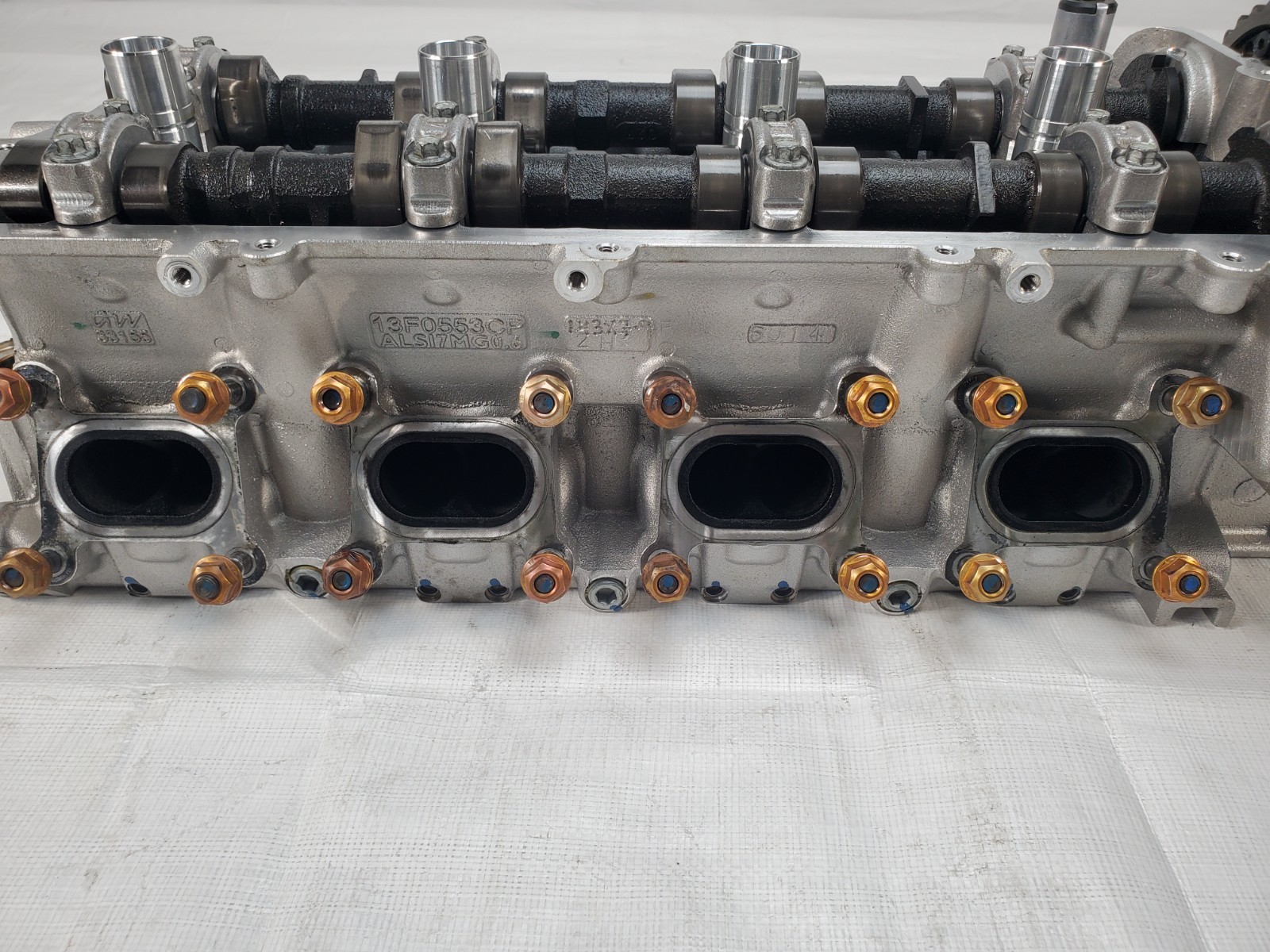 2017-2023 McLaren 720S Right Cylinder Head w/ Camshafts 4.0 V8 M840T *Bent Valve