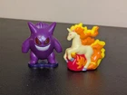 Pokemon Burger King Vintage Toys Gengar Rapidash Set Of 2