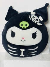 Squishmallows Hello Kitty Halloween Kuromi Skeleton Sanrio 10  EUC