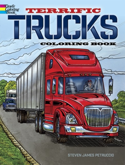 Terrific Trucks Coloring Book by Steven James Petruccio (Paperback Book)