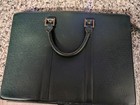 Vintage Louis Vuitton Taiga Green Leather 3 Pocket Briefcase Bag — photo 6