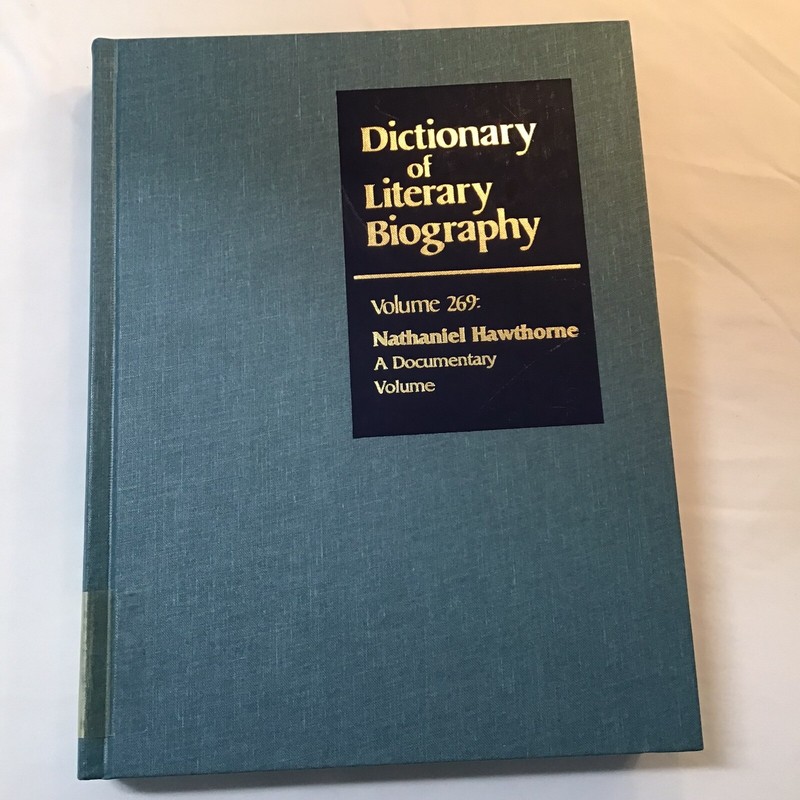 Dictionary of Literary Biography Nathaniel Hawthorne 