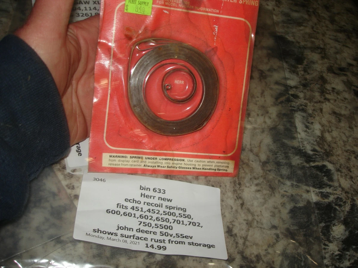 NOS Stihl 070, 080, 090 Chainsaw Aftermarket Recoil Spring, 42 OFF