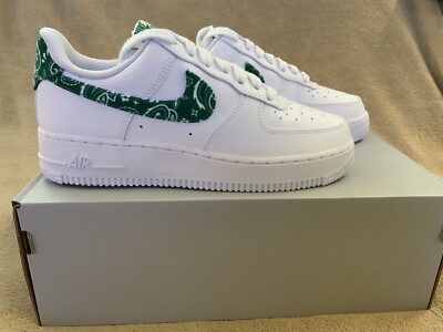 ◆男女共用◆NIKE◆W AIR FORCE 1 07 ESSENTIAL PAISLEY GREEN◆ Size 9 - Nike Air Force 1 '07 Essentials Green Paisley W